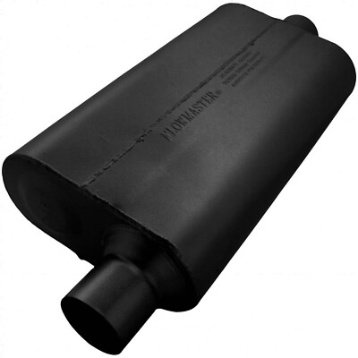 Flowmaster 942551 50 Delta Flow Muffler 2.5 Offset In / 2.5 Center Out Moderate