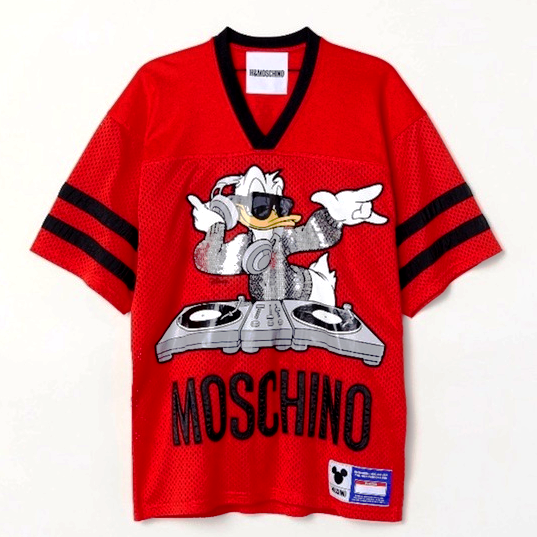 新品未使用　Ｈ＆Ｍ　MOSCHINO  ディズニー　Tシャツ　ドナルド　デイジー Moschino x H&M Limited Edition Collection DONALD Jersey Top