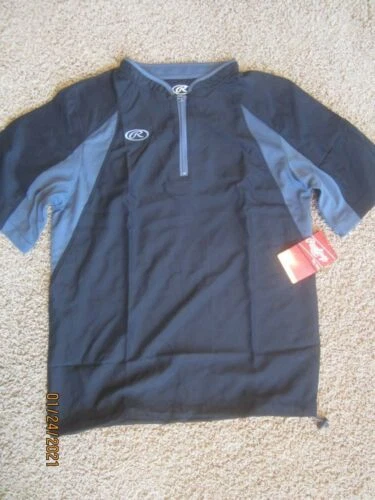 Veste Cage De Baseball Rawlings – Homme, Taille L, Manches Longues, Polyester