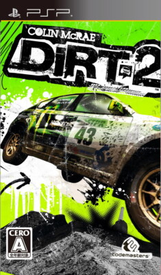 PSP Colin McRae Dirt 2 Codemasters Rally Racing Simulation Japan NTSC-J