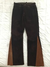 1970 Vintage Chocolate Suede Whoopi Pants