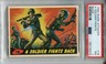 1962 Mars Attacks #18 A Soldier Fights Back PSA 7 NM *Set Br