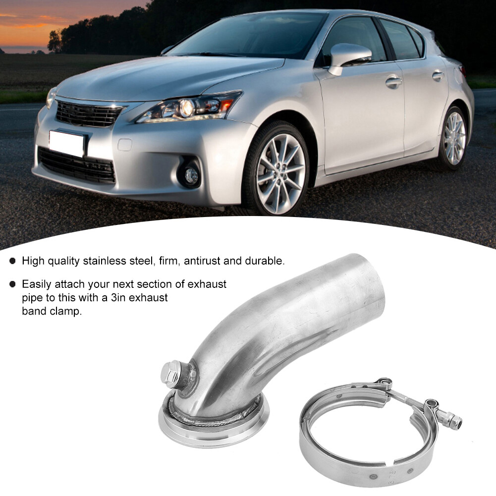 Stainless Steel Turbo Exhaust Downpipe Elbow 90 Degree For Hy35 HX