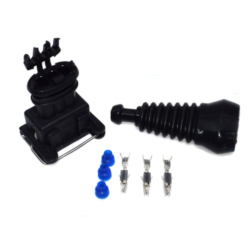 EV1 3 Pin Connector TPS IAC Plug Set Fit For VW Audi Porsche Volvo BMW - Picture 8 of 8