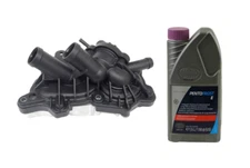 Water Pump & Thermostat Assembly + 1.5L Cooalnt / Antifreeze for AUDI & VW