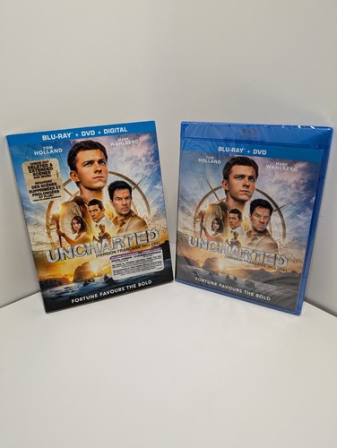 UNCHARTED (BLU-RAY + DVD + DIGITAL, 2022) Brand New with Slip Cover - Bild 1 von 2