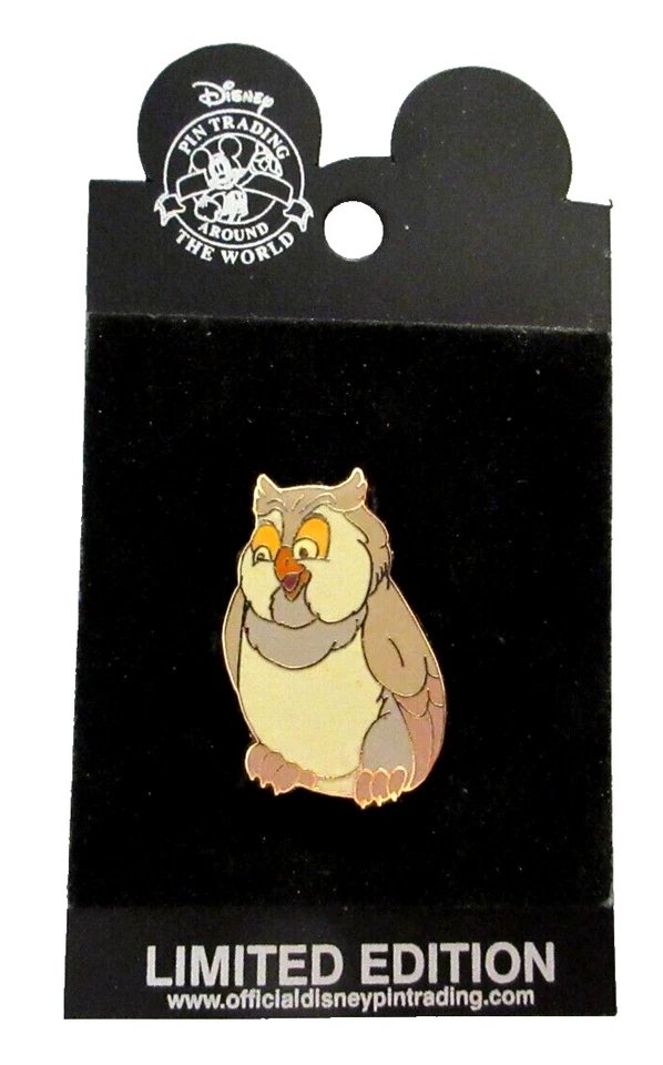 DISNEY 2005 PIN MÁS FELIZ CELEBRACIÓN EN LA TIERRA BÚHO DE BAMBI - LE 400 - MUY RARO Foto 3 de 3