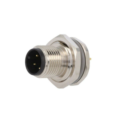T4140012041-000 Buchse M12 PIN: 4 männlich Code A-DeviceNet / CANopen THT TE Con