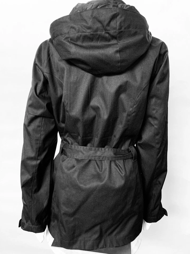 ¡Nuevo! Chaqueta ligera con capucha Tri Mountain para mujer talla M azul marino cremallera frontal Foto 4 de 4