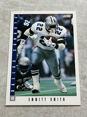 1993 Score #14 Emmitt Smith NFL Dallas Cowboys | eBay