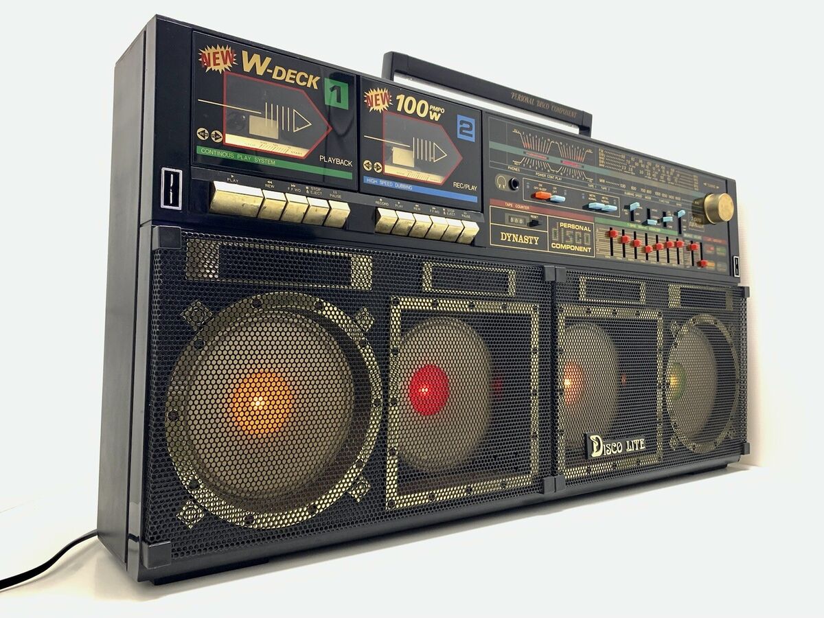 Boom Box Ghettoblaster Madonna Radio Cassette Stereo Dynasty Boom Box Ghettoblaster Madonna Radio Cassette Stereo Dynasty