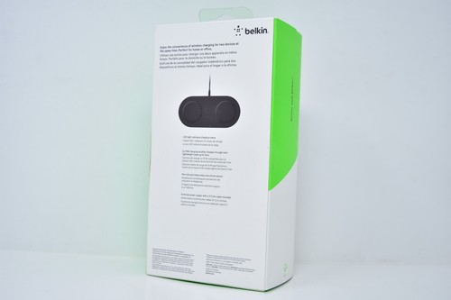 Belkin Dual Wireless Charging Pad 10W Boost Charge for Apple / Samsung New !!! - Picture 2 of 4