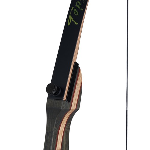 New 62" Takedown Wooden Recurve Archery Bow Fiberglass Arrow Shoot Huntin quiver - Picture 7 of 14
