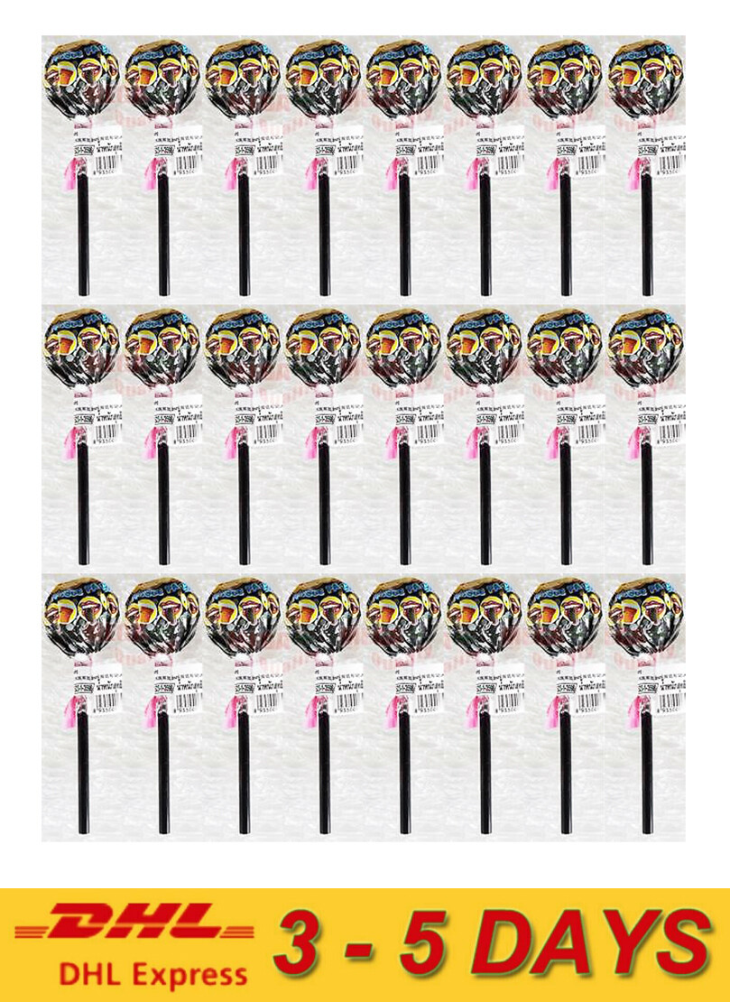 24 Sticks Chupa-Chups Lolipop Candy Cola Flavor Black Taste
