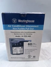 Westinghouse Air Conditioner Disconnect Non-Fusible Pull Out 60 Amps 120/240V -