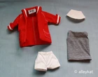 Vintage Barbie Resort Set Jacket, Shirt, Hat and Shorts Reproduction, Near Mint