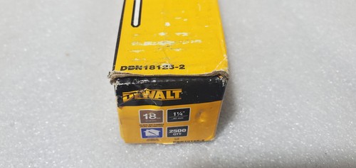Posten 4 Boxen DeWalt DBN18125-2 18 Stärke Schwerlast Brad Nägel 1-1/4" 2500 Stück - Bild 9 von 9
