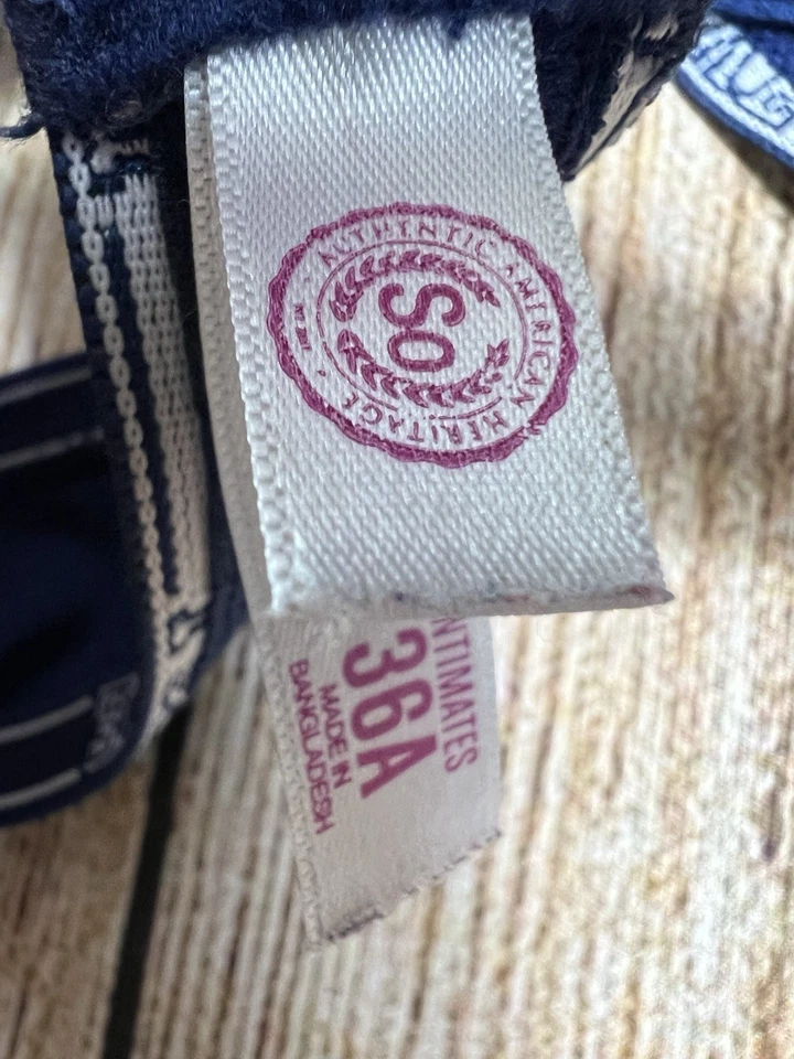 Sujetador SO Intimates Love azul talla 36A Foto 3 de 4