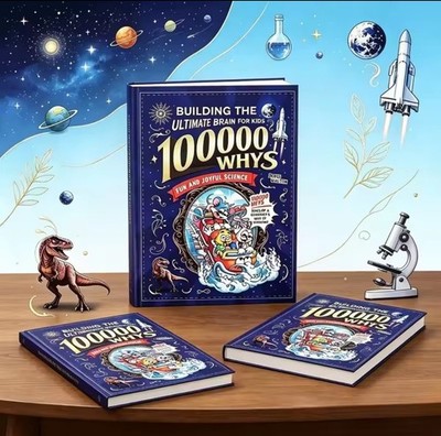 100000 Whys Science Book for Kids Teens Building Ultimate Brain Paperback New
