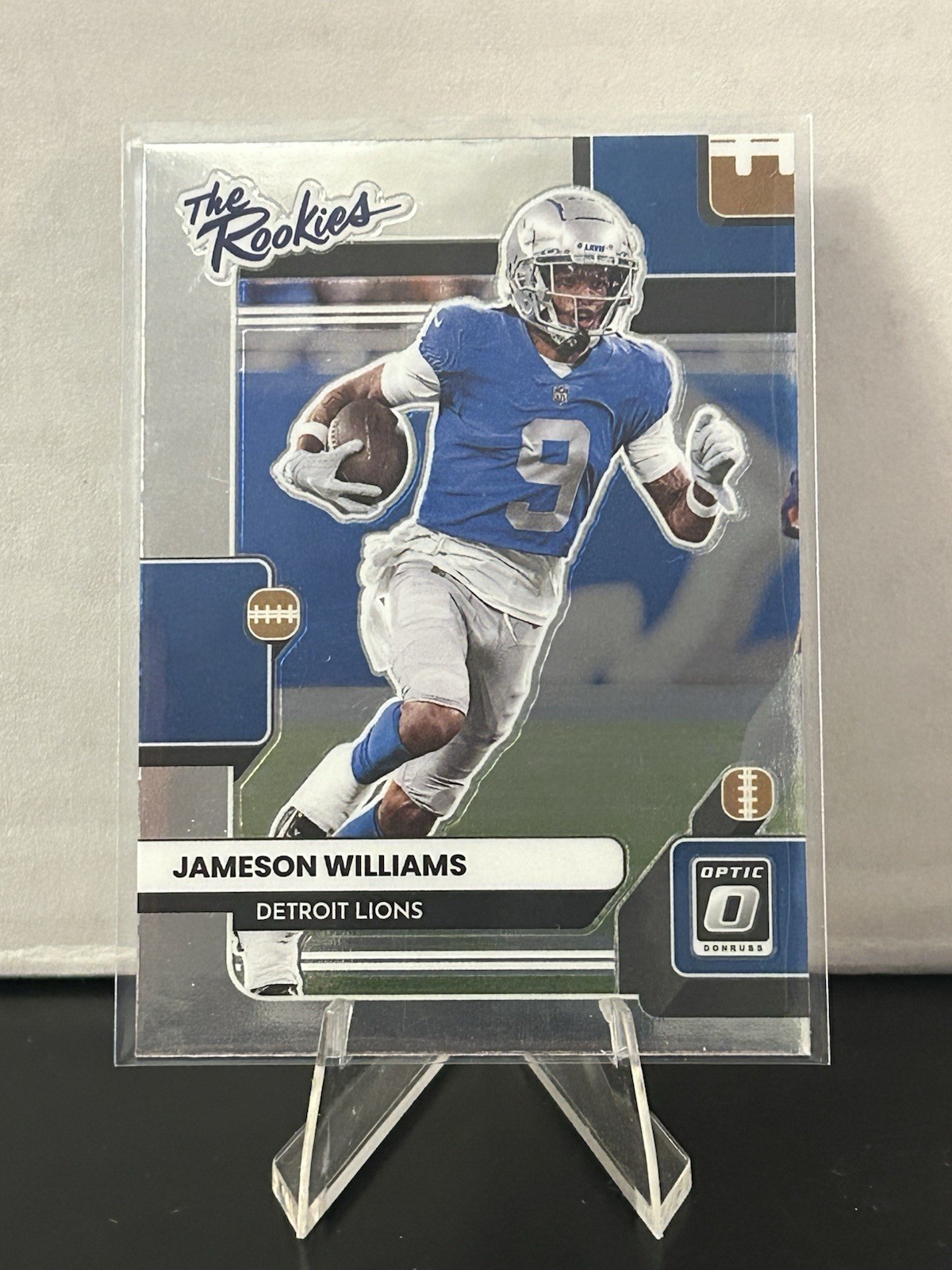 2022 DONRUSS OPTIC THE ROOKIES JAMESON WILLIAMS DETROIT LIONS RC INSERT