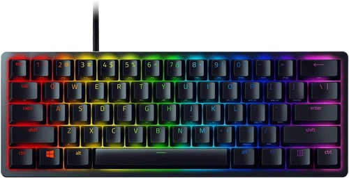 Razer Huntsman Mini 60% Gaming Keyboard: Clicky Optical Switch, Classic Black 