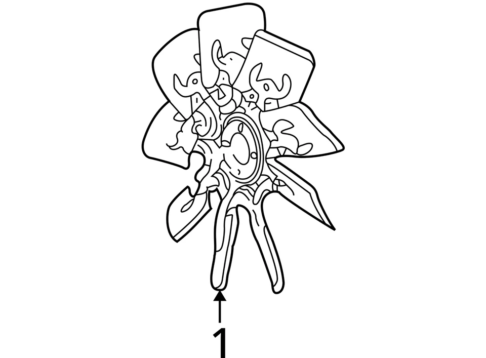 Fan Blade 8-445 7.3L Diesel Fits 95-98 FORD E350 VAN 647830 - Image 4 of 4