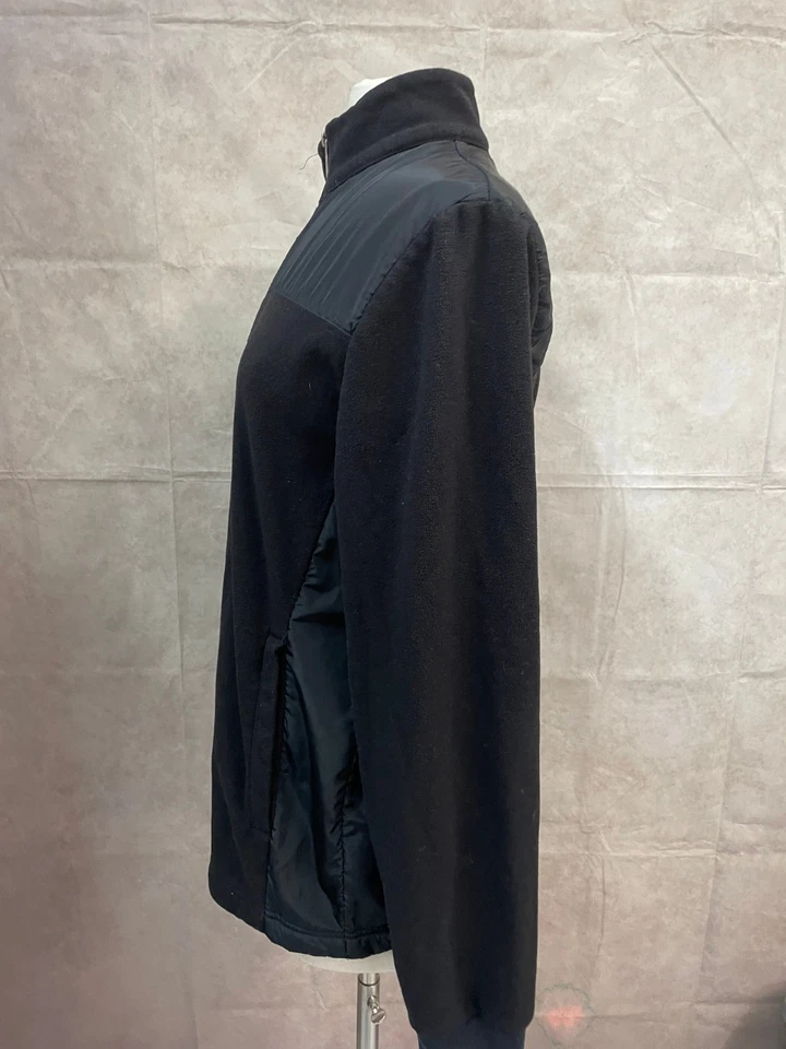 APT.9 Women's Black Fleece Jacket Full Zip Size M - Image 2 of 4