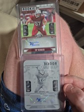 2024 Contenders 1/1 Printing Plate, Optic Football TIP REIMAN Rookie Auto
