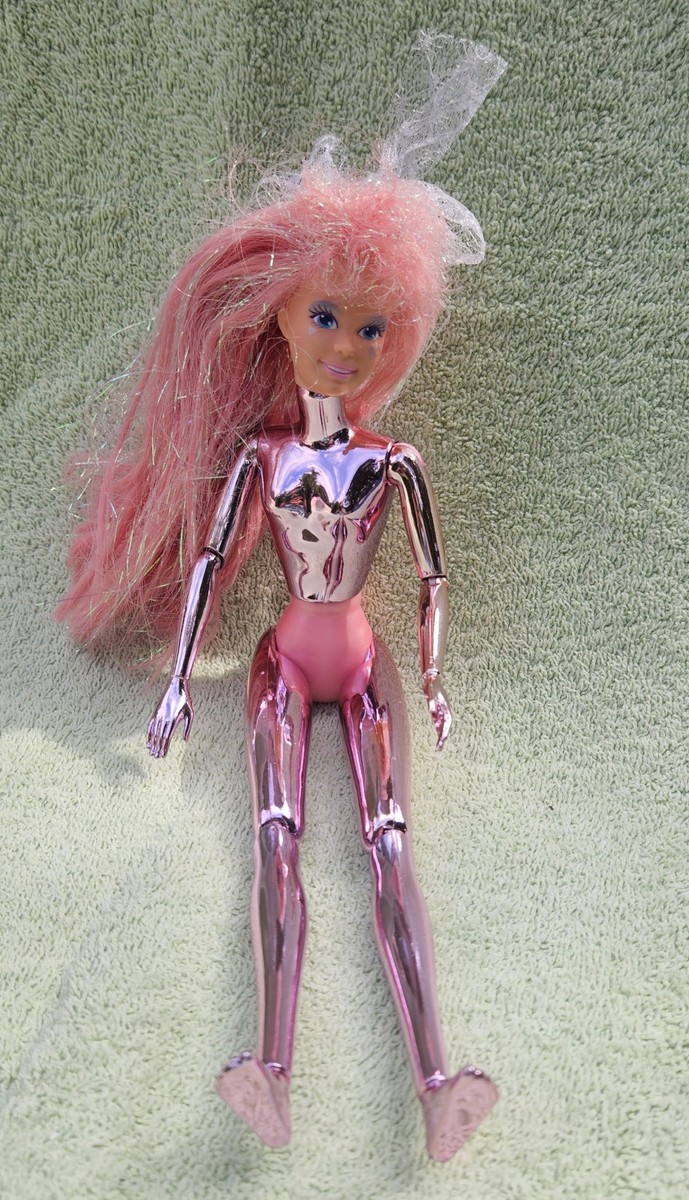 Vintage Mattel Spectra Lacey Spacey Doll 1975/1986 Pink Metallic