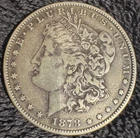 1878-S Morgan Silver $ Dollar - San Francisco Mint - Circulted - 90% Silver