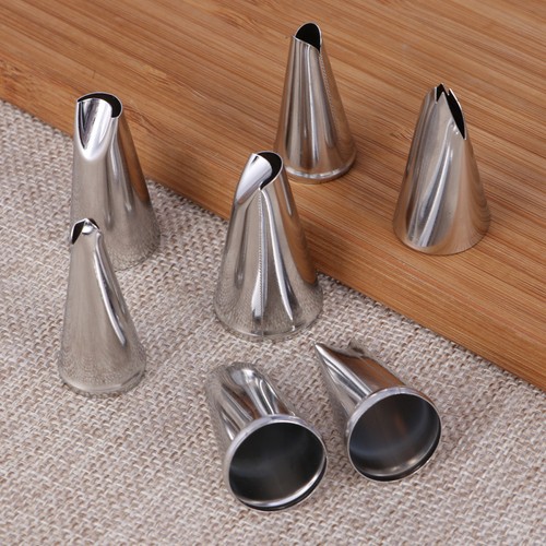 7 PCS Stainless Piping Mouth Stainless-steel Nozzle Set Tips - Picture 11 of 11