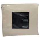 Hudson Park 500 Thread Count Pima Cotton TWIN EXTRA LONG XL Fitted Sheet SAND