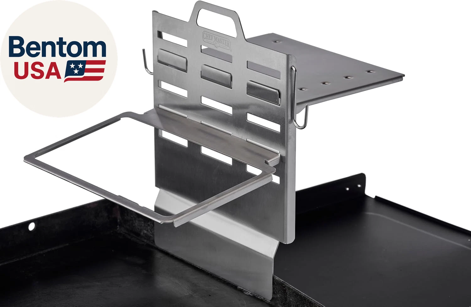 Steam Pan Insert & Adjustable Griddle Shelf Set – Organizer & Condiment Holder f