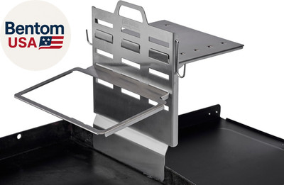 Steam Pan Insert & Adjustable Griddle Shelf Set   Organizer & Condiment Holder f