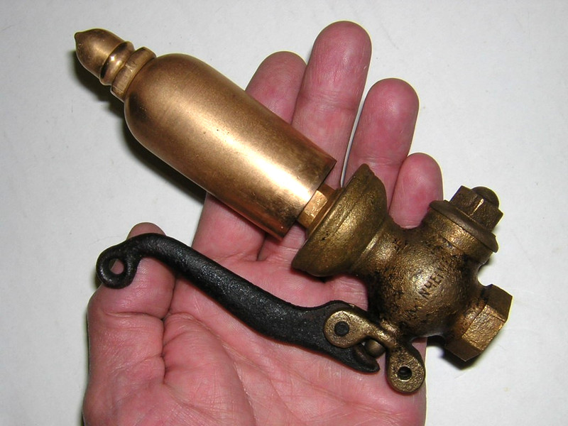 Rare 1 1/4" Lunkenheimer Steam Whistle With Built In Valve / Traction Engine