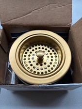 Kohler K-8801-2MB Duostrainer Sink Strainer Drain w/Tailpiece-Brushed Brass