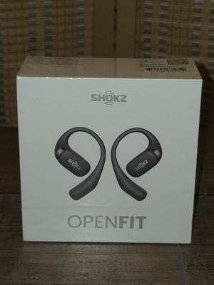 New! SHOKZ OPENFIT True Wireless Earbuds Open-Ear Bluetooth T910-ST-BK-US Black