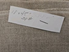 28-Count NATURAL LINEN 18" x 45" Counted Cross Stitch Fabric