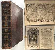 1794 Baldwyn SYSTEM OF GEOGRAPHY History FOLIO Whole World MAPS PLATES