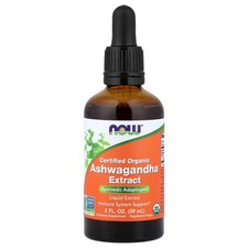 Certified Organic Ashwagandha Extract, 2 fl oz 59 ml 