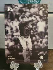 2025 Topps Black & White Matt Shaw RC