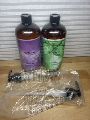 Wen CUCUMBER ALOE & LAVENDER Cleansing Conditioner + Pump 16 fl oz. SEALED