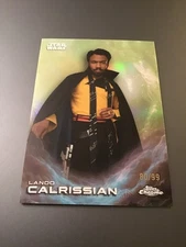 2025 Topps Chrome Star Wars Costco Super Box #CE-34 Lando Calrissian Green /99