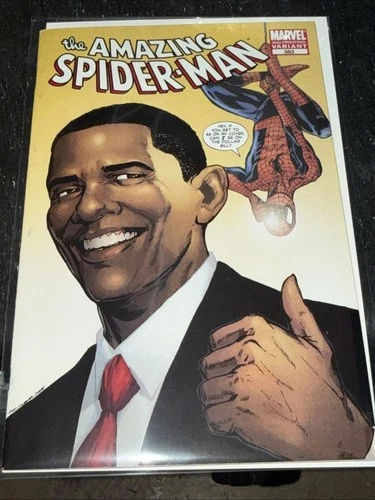 Amazing Spider-Man #583 (2009) NM 2nd Print Obama Cover 1st App Marvel Variant