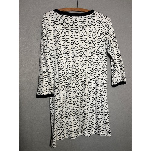 Robe pyjama décalé imprimé nœud Kate Spade New York poches M coquette confort - Photo 2/5