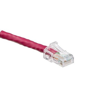Leviton 6D460-07R Cat 6 UTP Patch Cord, 7 ft, Red