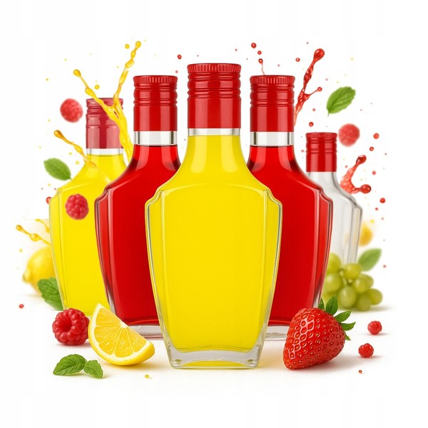 5X Flasche Nobel 250ML + Verschluss FÜR LikÖRe Wein Bimber Alkohol Geschenk-image