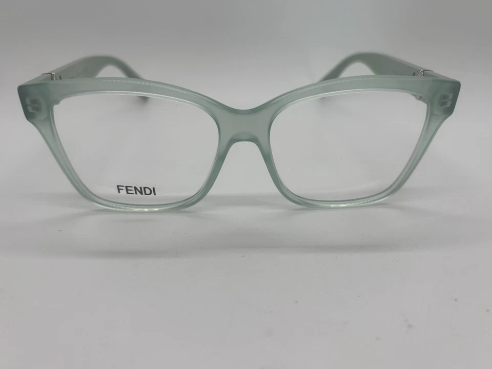 NUEVO FENDI FE50117I 093 GAFAS VERDE CLARO 55-15-145mm Viene con Juego Completo Foto 2 de 4