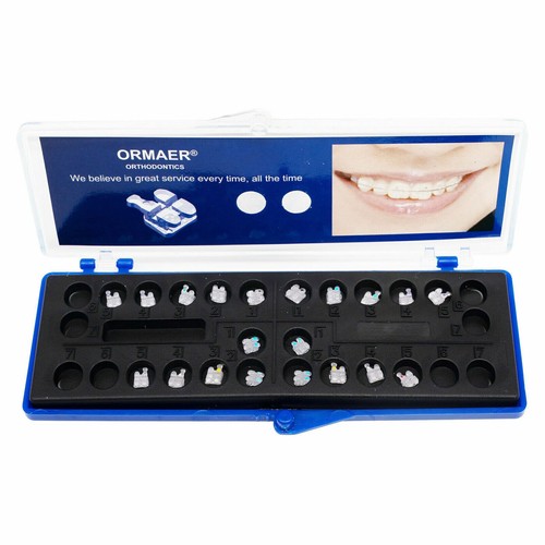ORMAER Dental Keramik Bracket Kieferorthopädische Mini Clear Brace MBT/ROTH 022 345 Haken - Bild 24 von 36