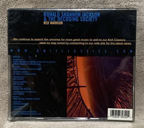 Ronald Shannon Jackson Red Warrior Sealed Cd Knitting Factory Classics READ - Picture 2 of 4